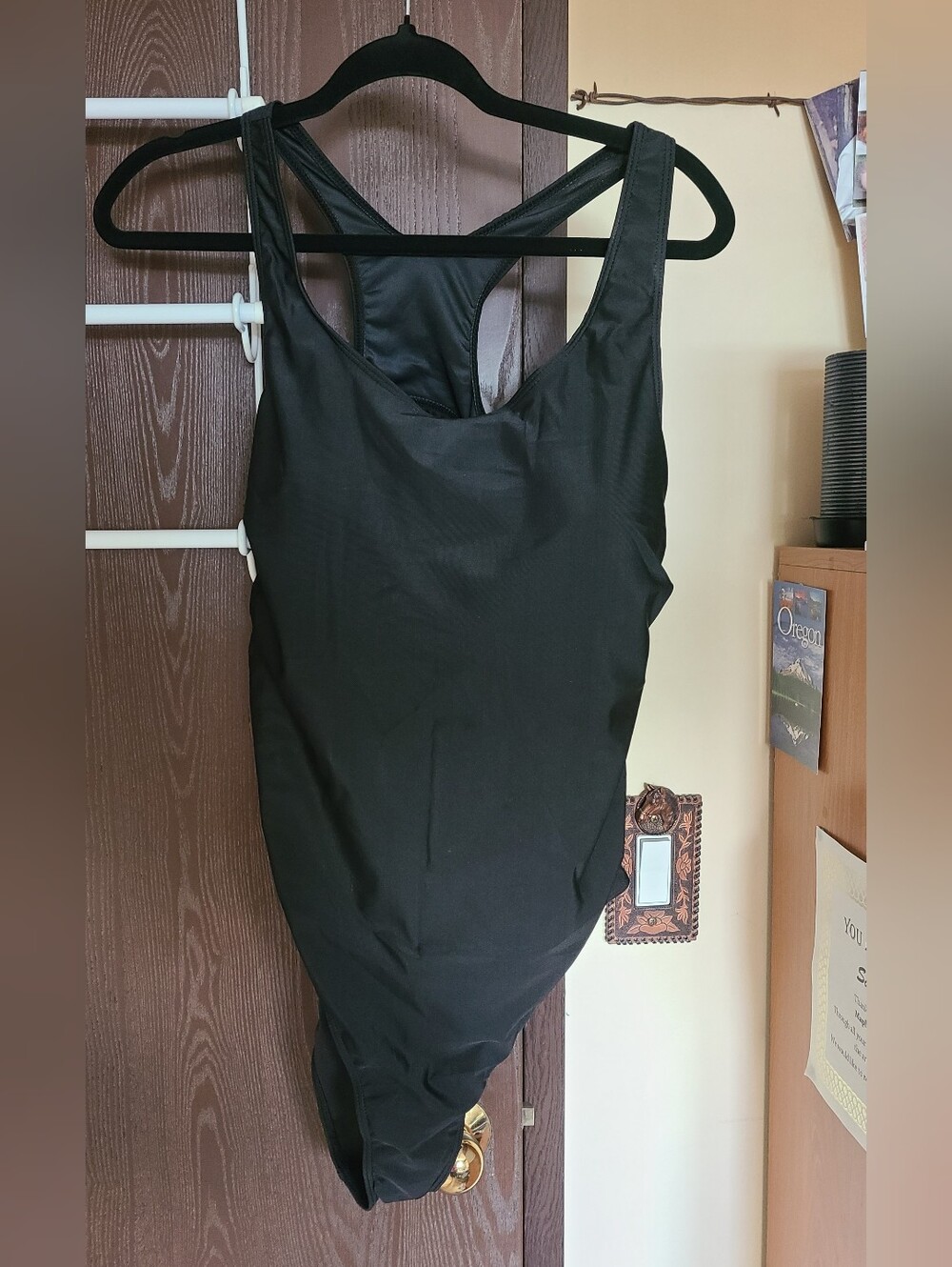 Classic Black One-Piece Swimsuit for Women